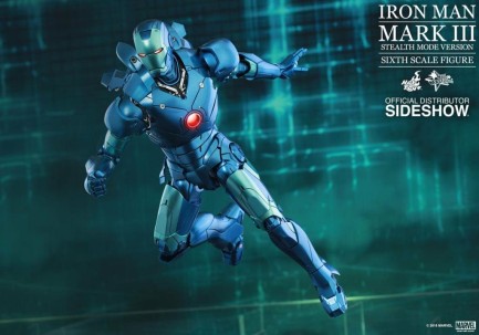 Hot Toys Iron Man Mark III Stealth Diecast Sixth Scale Exclusive Figure - Thumbnail
