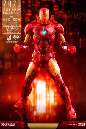 Hot Toys Iron Man Mark IV (Holographic Version) Sixth Scale Exclusive Figure - 906328 MMS568 - Thumbnail