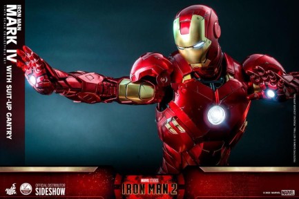 Hot Toys Iron Man Mark IV With Suit-Up Gantry Quarter Scale Figure Set - 9101212 QS21 - Marvel Comics / Iron Man (ÖN SİPARİŞ) - Thumbnail