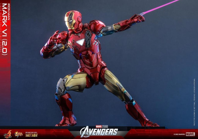 Hot Toys Iron Man Mark VI (2.0) Diecast Sixth Scale Figure 912103 MMS687D52 Marvel Comics / The Eternals (ÖN SİPARİŞ)