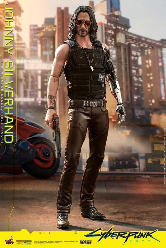 Hot Toys Johnny Silverhand Sixth Scale Figure - 907403 - VGM47 - Keanu Reeves Cyberpunk 2077 ( Ön Sipariş )