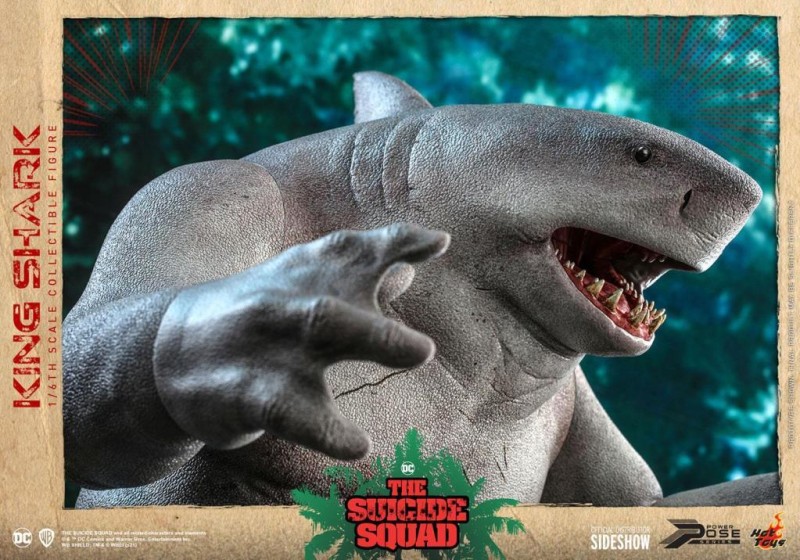 Hot Toys King Shark Power Pose Series Sixth Scale Figure - 909107 - PPS6 - DC Comics / The Suicide Squad ( Ön Sipariş )