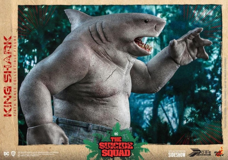 Hot Toys King Shark Power Pose Series Sixth Scale Figure - 909107 - PPS6 - DC Comics / The Suicide Squad ( Ön Sipariş )