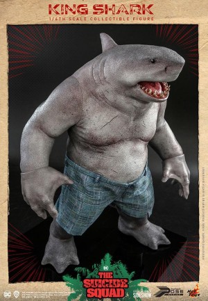 Hot Toys King Shark Power Pose Series Sixth Scale Figure - 909107 - PPS6 - DC Comics / The Suicide Squad ( Ön Sipariş ) - Thumbnail