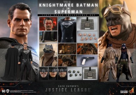 Hot Toys Knightmare Batman and Superman Sixth Scale Figure Set - TMS38 - 908013 - DC Comics / Zack Snyder's Justice League - Thumbnail