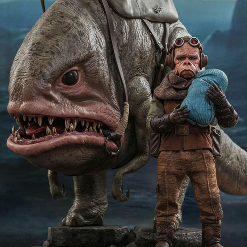 Hot Toys Kuiil & Blurrg Sixth Scale Figure Set - 908593 - Star Wars / The Mandalorian - TMS49 (ÖN SİPARİŞ)