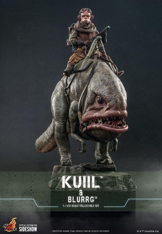 Hot Toys Kuiil & Blurrg Sixth Scale Figure Set - 908593 - Star Wars / The Mandalorian - TMS49 (ÖN SİPARİŞ)