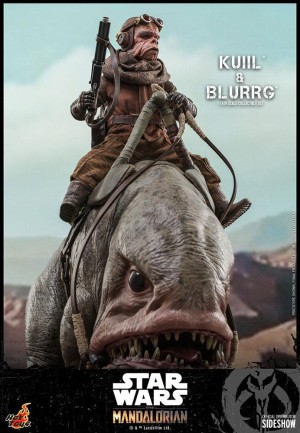 Hot Toys Kuiil & Blurrg Sixth Scale Figure Set - 908593 - Star Wars / The Mandalorian - TMS49 (ÖN SİPARİŞ) - Thumbnail