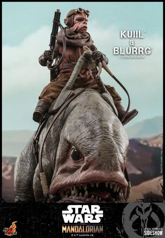 Hot Toys Kuiil & Blurrg Sixth Scale Figure Set - 908593 - Star Wars / The Mandalorian - TMS49 (ÖN SİPARİŞ)