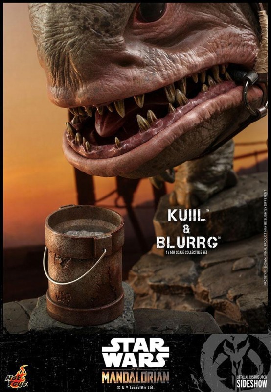 Hot Toys Kuiil & Blurrg Sixth Scale Figure Set - 908593 - Star Wars / The Mandalorian - TMS49 (ÖN SİPARİŞ)