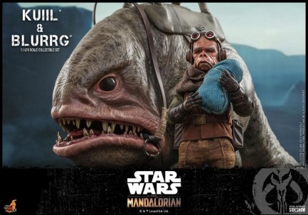 Hot Toys Kuiil & Blurrg Sixth Scale Figure Set - 908593 - Star Wars / The Mandalorian - TMS49 (ÖN SİPARİŞ) - Thumbnail