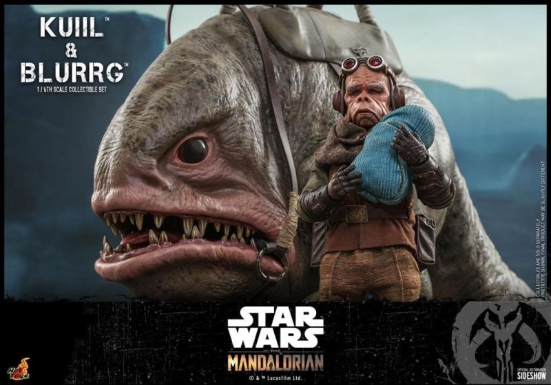 Hot Toys Kuiil & Blurrg Sixth Scale Figure Set - 908593 - Star Wars / The Mandalorian - TMS49 (ÖN SİPARİŞ)