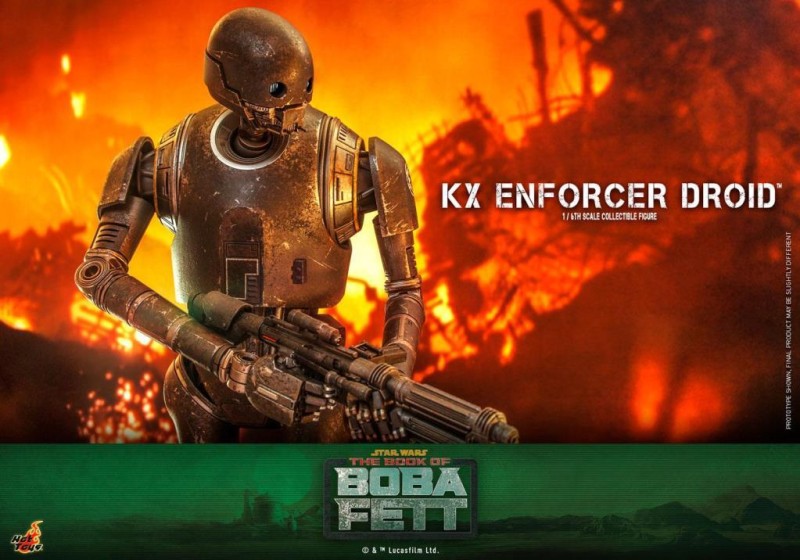 Hot Toys KX Enforcer Droid Sixth Scale Figure - 910740 TMS072 - Star Wars / The Book of Boba Fett (ÖN SİPARİŞ)