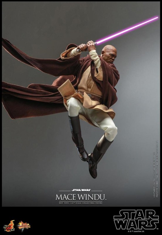 Hot Toys Mace Windu Sixth Scale Figure 912056 MMS681 Star Wars / Episode II Attack Of The Clones