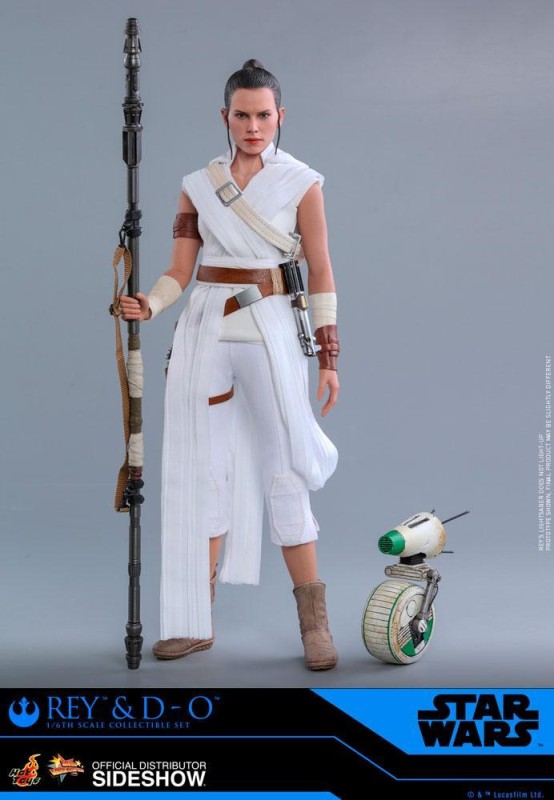 Hot Toys Rey and D-O Sixth Scale Figure Set 905520 - Star Wars: The Rise of Skywalker - Movie Masterpiece Series