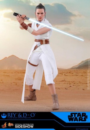Hot Toys Rey and D-O Sixth Scale Figure Set 905520 - Star Wars: The Rise of Skywalker - Movie Masterpiece Series - Thumbnail