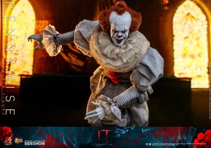 Hot Toys Pennywise Sixth Scale Figure MMS555 904949 IT Chapter 2 - Thumbnail