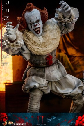 Hot Toys Pennywise Sixth Scale Figure MMS555 904949 IT Chapter 2 - Thumbnail