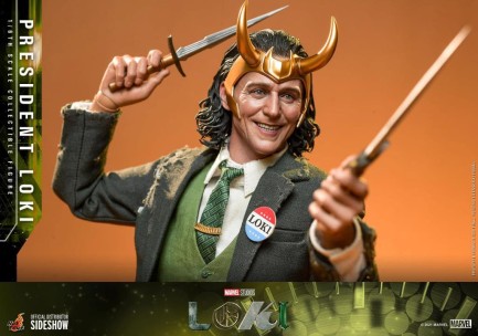 Hot Toys President Loki Sixth Scale Figure - 909392 TMS066 - Marvel Comics / Loki - Thumbnail