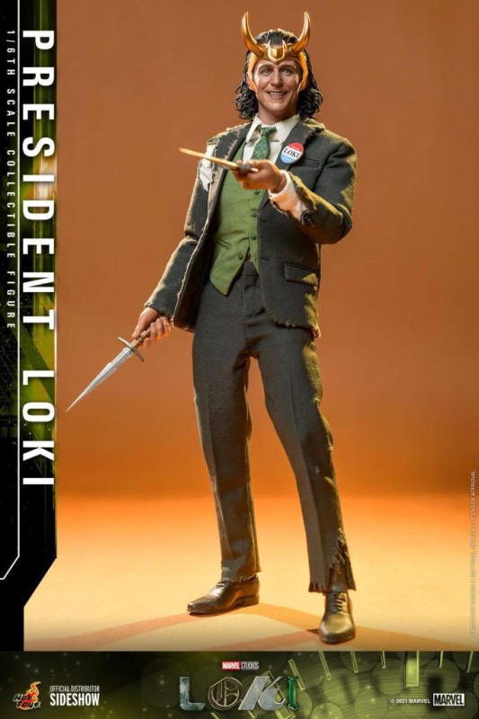 Hot Toys President Loki Sixth Scale Figure - 909392 TMS066 - Marvel Comics / Loki 
