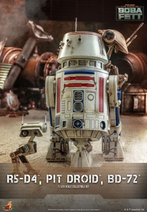 Hot Toys R5-D4 & PIT DROID and BD-72 Sixth Scale Figure Set - 904943 TMS086 - Star Wars / The Book of Boba Fett (ÖN SİPARİŞ) - Thumbnail