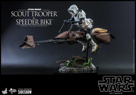 Hot Toys Scout Trooper and Speeder Bike (ROTJ) Sixth Scale Figure Set - MMS612 908855 - - Thumbnail