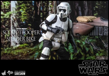 Hot Toys Scout Trooper and Speeder Bike (ROTJ) Sixth Scale Figure Set - MMS612 908855 - - Thumbnail