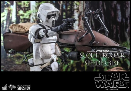 Hot Toys Scout Trooper and Speeder Bike (ROTJ) Sixth Scale Figure Set - MMS612 908855 - - Thumbnail
