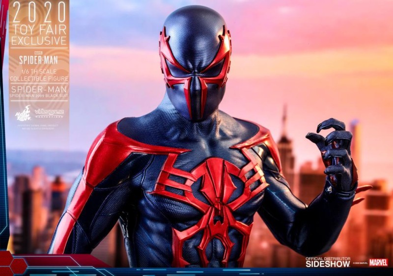 Hot Toys Spider-Man (Spider-Man 2099 Black Suit) Sixth Scale Exclusive Figure 906327 Marvel's Spider-Man VGM42