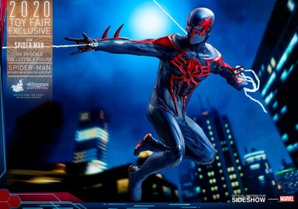 Hot Toys Spider-Man (Spider-Man 2099 Black Suit) Sixth Scale Exclusive Figure 906327 Marvel's Spider-Man VGM42 - Thumbnail