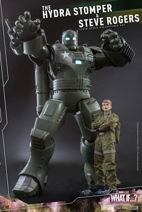 Hot Toys Steve Rogers and The Hydra Stomper Sixth Scale Figure Set - 909168 - TMS60 - Marvel Comics / What If…? - Thumbnail