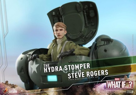 Hot Toys Steve Rogers and The Hydra Stomper Sixth Scale Figure Set - 909168 - TMS60 - Marvel Comics / What If…? - Thumbnail