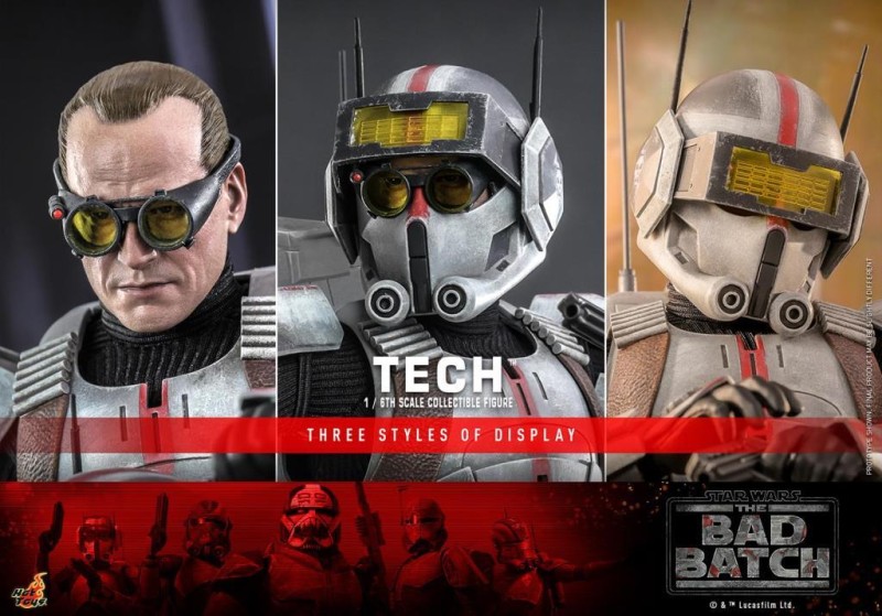 Hot Toys Tech Sixth Scale Figure Star Wars / Bad Batch Television TMS98 911377