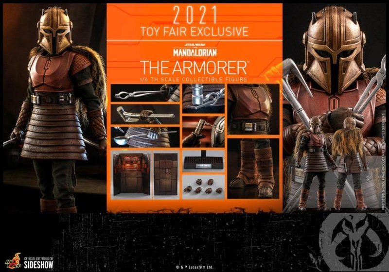 Hot Toys The Armorer Sixth Scale Exclusive Figure 908149 Star Wars / The Mandalorian Television Masterpiece Series TMS 44