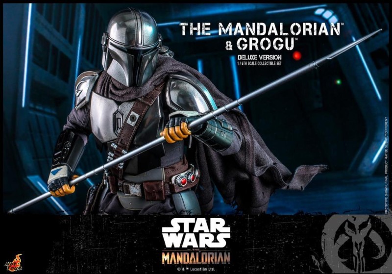 Hot Toys The Mandalorian and Grogu (Deluxe Version) Sixth Scale Figure Set - 908289 - Star Wars / The Bad Batch - TMS52 (ÖN SİPARİŞ)