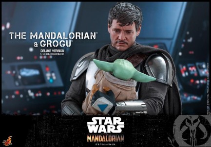 Hot Toys The Mandalorian and Grogu (Deluxe Version) Sixth Scale Figure Set - 908289 - Star Wars / The Bad Batch - TMS52 (ÖN SİPARİŞ) - Thumbnail