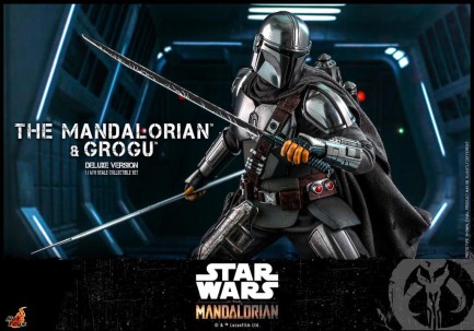 Hot Toys The Mandalorian and Grogu (Deluxe Version) Sixth Scale Figure Set - 908289 - Star Wars / The Bad Batch - TMS52 (ÖN SİPARİŞ) - Thumbnail