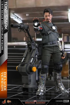 Hot Toys Tony Stark (Mech Test Deluxe Version) Sixth Scale Figure - 906793 - MMS582 - Marvel Comics / Iron Man - Thumbnail