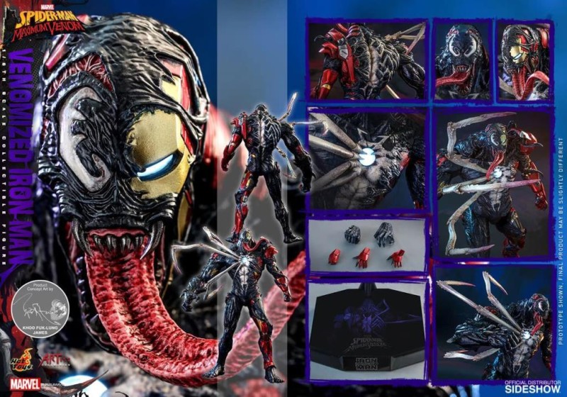 Hot Toys Venomized Iron Man Sixth Scale Figure - 907026 - AC4 - Marvel Comics / Marvel’s Spider-Man: Maximum Venom
