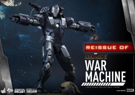 Hot Toys War Machine Diecast Sixth Scale Figure (REISSUE) - 908445 - MMS331 - Marvel Comics / Iron Man 2 - Thumbnail