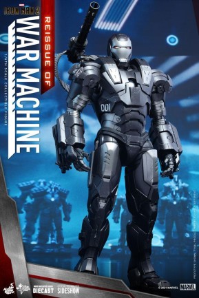 Hot Toys War Machine Diecast Sixth Scale Figure (REISSUE) - 908445 - MMS331 - Marvel Comics / Iron Man 2 - Thumbnail