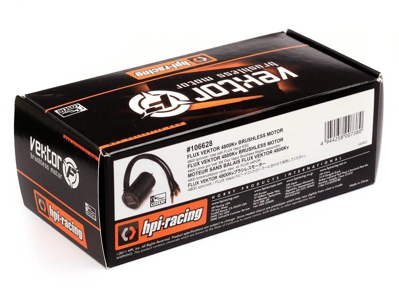 HPI 106628 FLUX VEKTOR 4800Kv BRUSHLESS MOTOR 