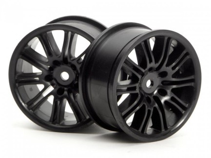 HPI - HPI 3771 10 Spoke Motor Sport Wheel 26mm Black 