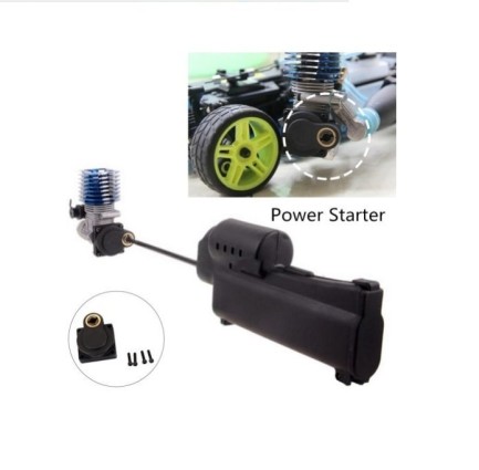 HSP 1/10 1/8 Rc Nitro Yakıtlı Araçlar için Bas Çalıştır Roto Start Sistemi ( Batarya Gereklidir ) - Thumbnail