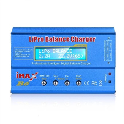 Imax B6 80W Lipo Pil Batarya Şarj Cihazı Profesyonel Digital LCD Ekranlı 6A RC Lipo/Li-ion/NiMh/NiCd (Şarj Adaptörü Dahil Değildir) - Thumbnail