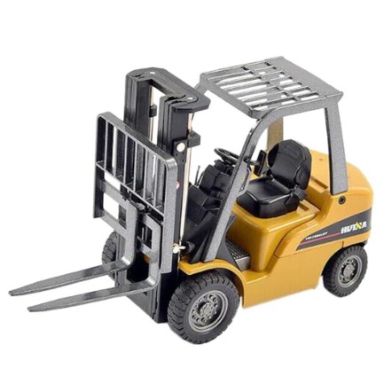 HUINA - HUINA 1/50 Forklift İş Makinası 1717 - Sergilenmeye Hazır Diecast Metal ( Kumandalı Değildir )