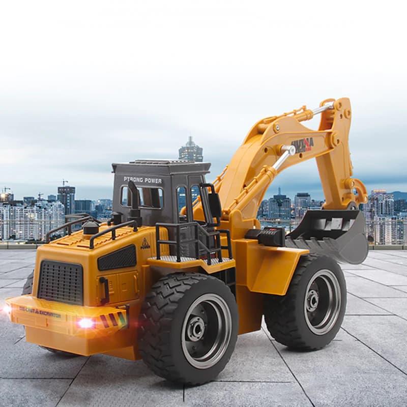 HUINA 1/18 Yüksek Kalite 6 Kanal RC Model Ekskavatör Kepçe Kazici Uzaktan Kumandali Çok Fonksiyonlu RC İş Makinası - 2.4G Kumanda - Işıklı - 1530 HUINA 1/18 Yüksek Kalite 6 Kanal RC Model Ekskavatör Kepçe Kazici Uzaktan Kumandali Çok Fonksiyonlu RC İş Makinası - 2.4G Kumanda - Işıklı - 1530