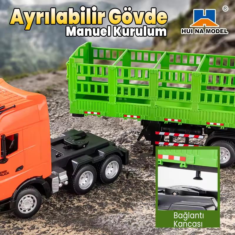 HUINA 1312 1/18 9CH RC Tır Taşıma Kamyonu