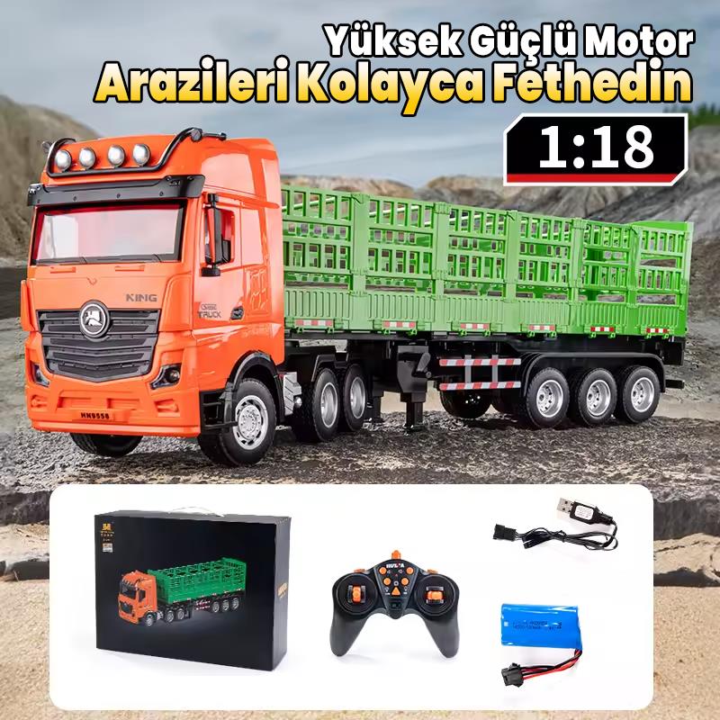 HUINA 1312 1/18 9CH RC Tır Taşıma Kamyonu