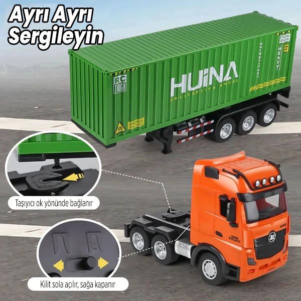 HUINA 1317 RC Tır ve Konteyner Kumandalı İş Makinesi